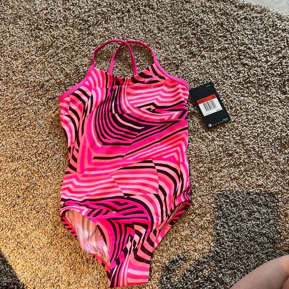 Youth XS Nike racer back swimming suit